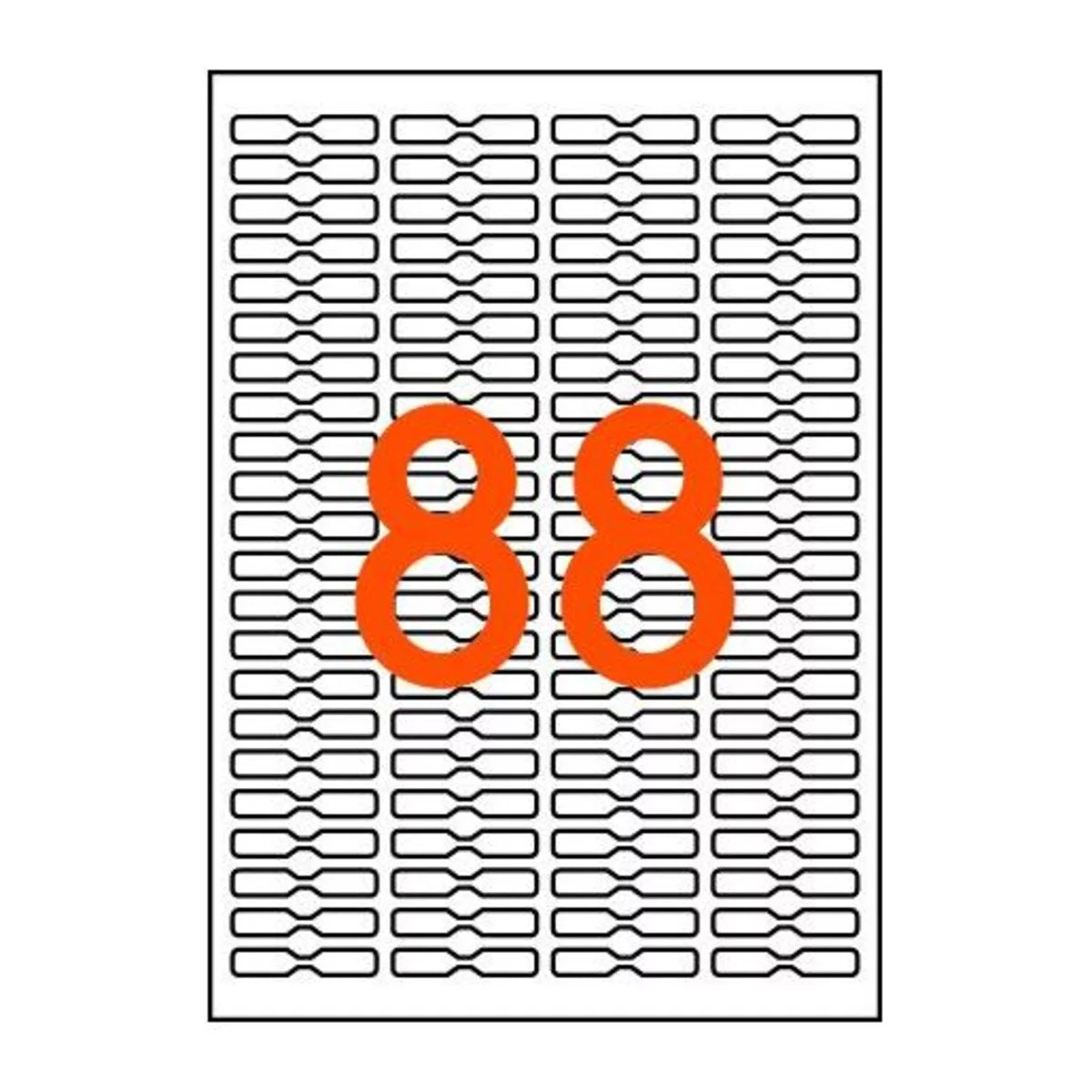 Étiquettes enlevables 25.4x10mm - multi-usages