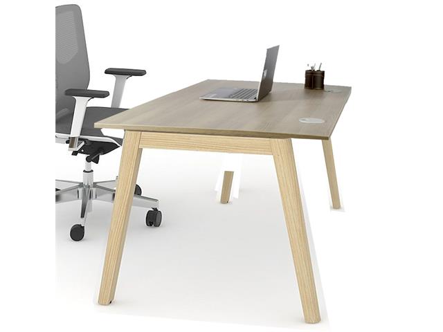 Bureau droit 120x60cm - design scandinave compact