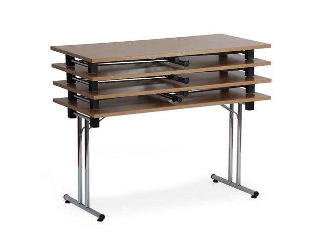 Table de réunion pliante 120x68 - pieds métalliques