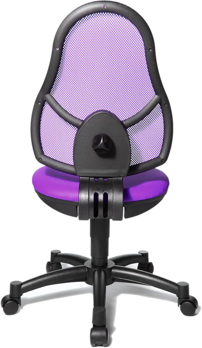 Siège de bureau enfant violet Topstar - confort ergonomique