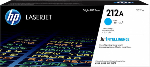Cartouche toner cyan 212A - 4500 pages