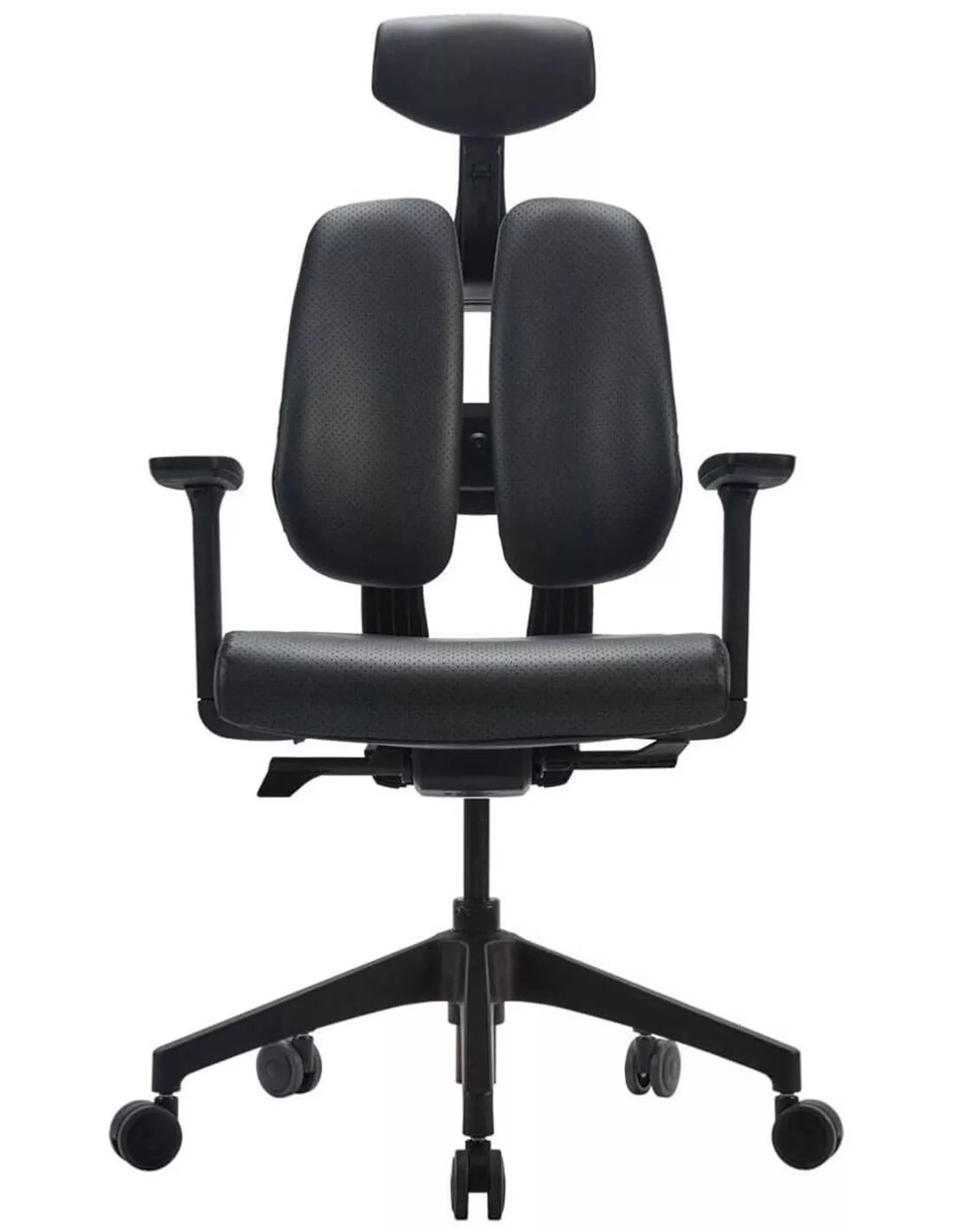 Fauteuil ergonomique tissu noir - confort et ajustabilité