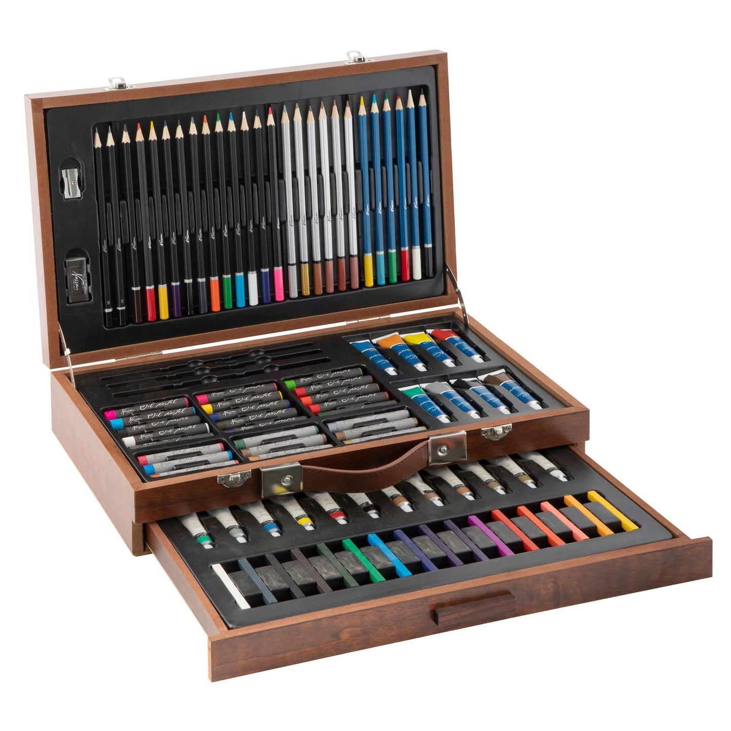 Mallette de dessin et peinture - 91 pièces complètes