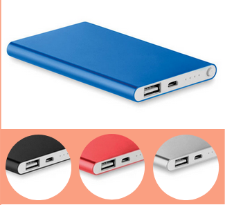 Batterie powerbank 4000mah - couleur personnalisée