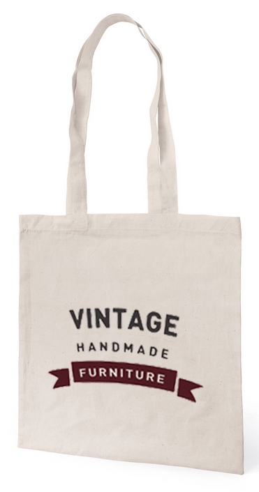 Sac shopping coton 370x410 - léger et pratique