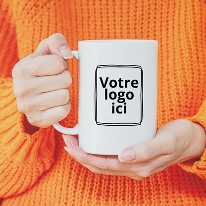 Mug émaillé personnalisable - design vintage