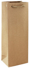 Sac cadeau bouteille kraft brun - dimensions optimales