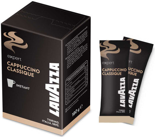 Sticks solubles cappuccino LAVAZZA - préparation instantanée