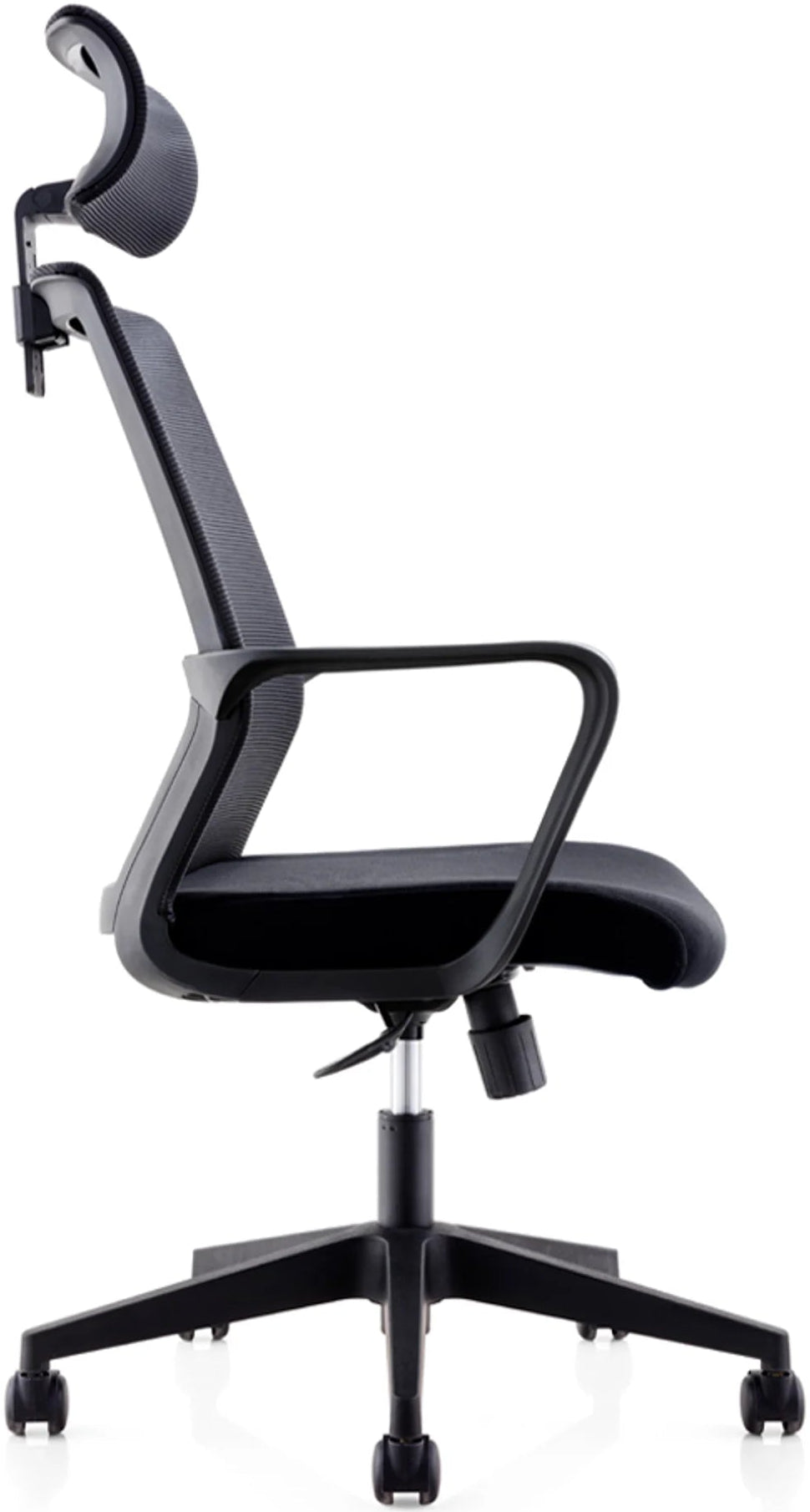 Siege De Bureau Smart Avec Tetiere  Noir /Noir