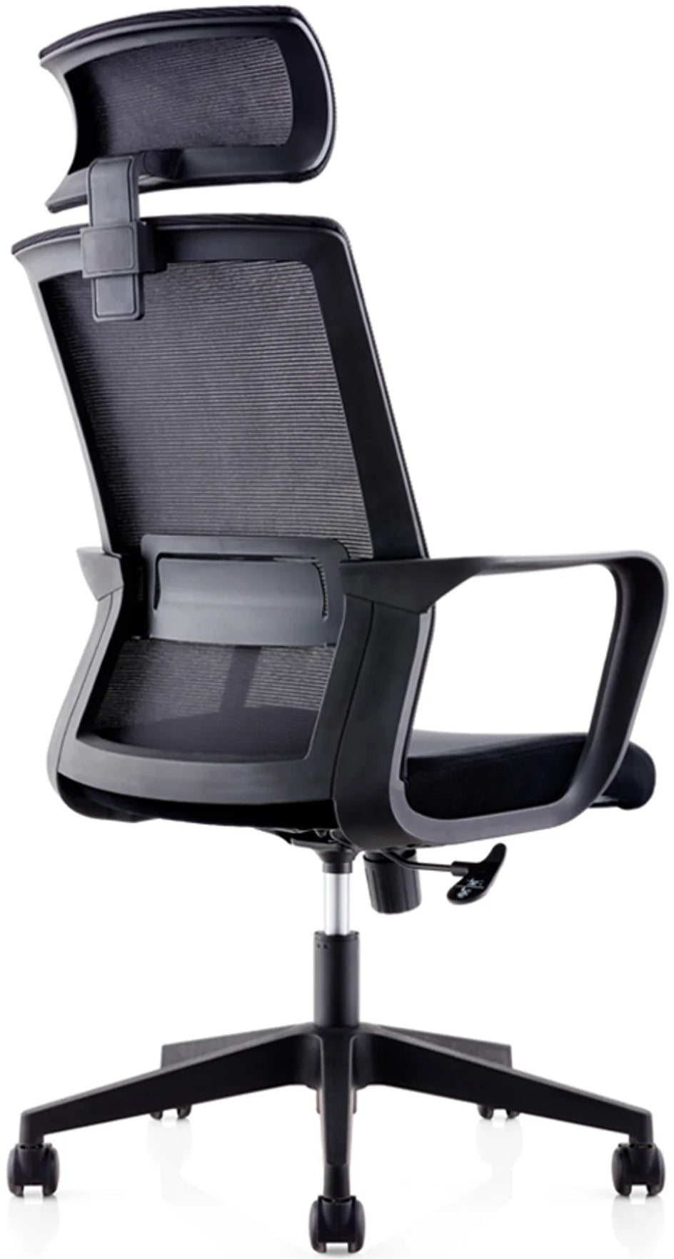 Siege De Bureau Smart Avec Tetiere  Noir /Noir