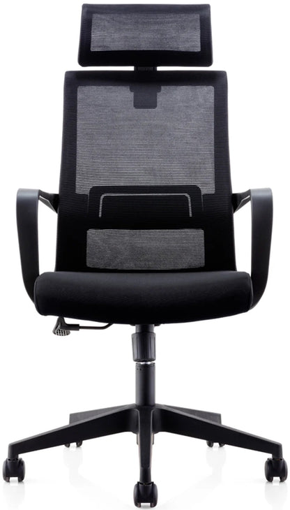 Siege De Bureau Smart Avec Tetiere  Noir /Noir