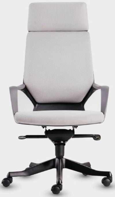 Fauteuil de Bureau Ergonomique Gris/Blanc - Confort Optimal