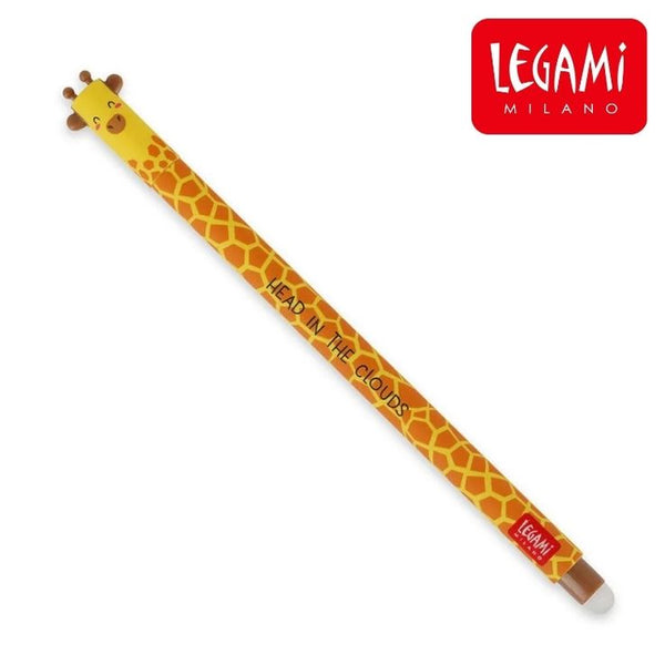 Stylo Gel Effaçable legami Girafe - Encre Thermosensible