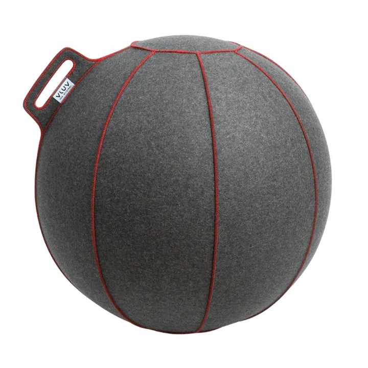 Ballon d'assise ergonomique - Gris/Rouge Ø 70-75cm