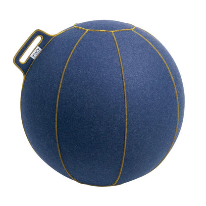 Ballon d'assise ergonomique - Denim/Or - Ø 60-65cm