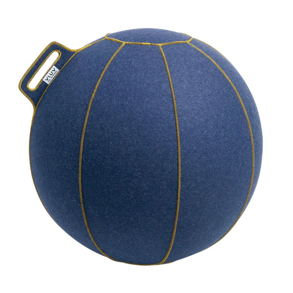 Ballon d'assise ergonomique - Denim/Or - Ø 60-65cm