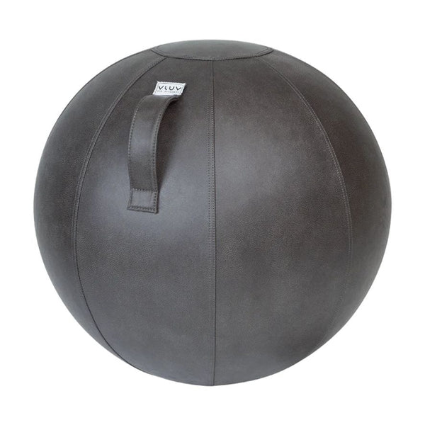 Ballon d'assise ergonomique - Similicuir gris - Ø 60-65cm