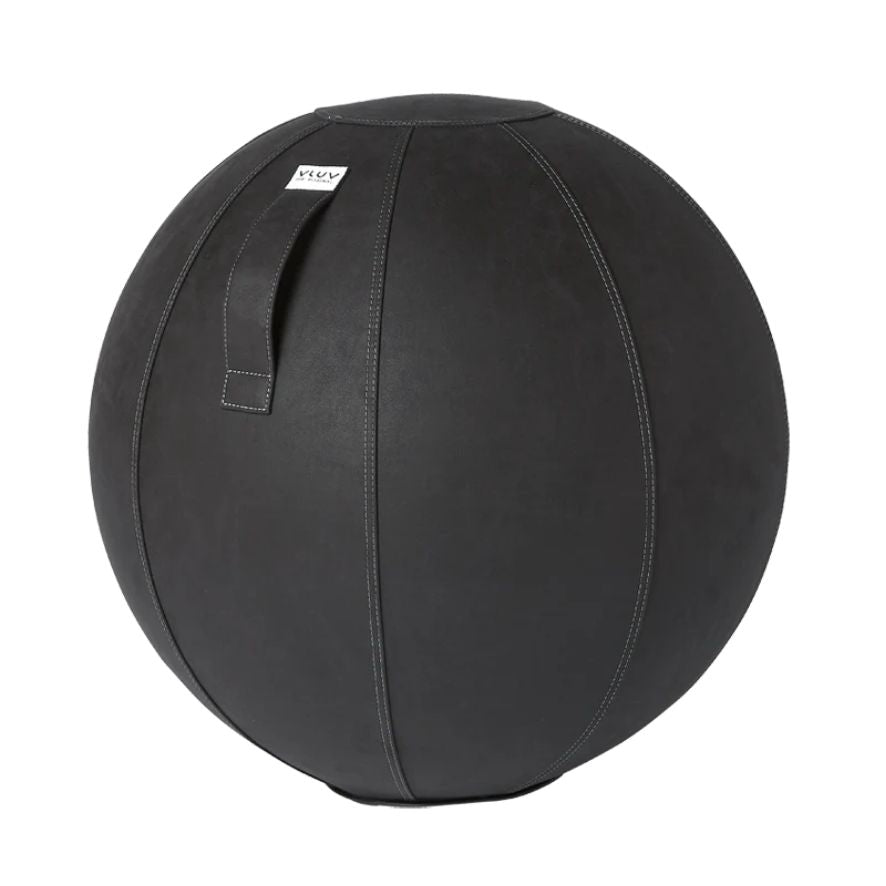 Ballon d'assise ergonomique - Similicuir Noir Ø 70-75cm