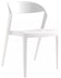 Chaise Polypropylène Blanche - Empilable et Résistante