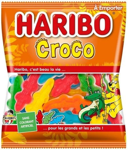 Bonbon haribo croco sachet de 120G