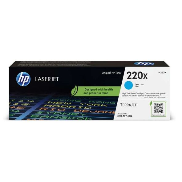Toner Laser W2201X Cyan - 220X - Haute Capacité 5500 Pages