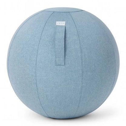 Ballon d'assise ergonomique 60-65cm - Bleu Glace