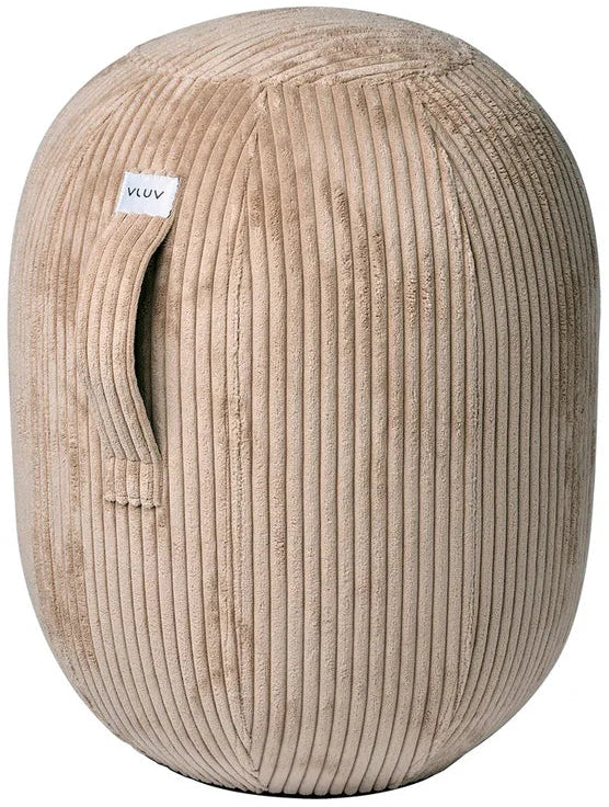 Tabouret Enfant Velours Beige - Confort et Élégance