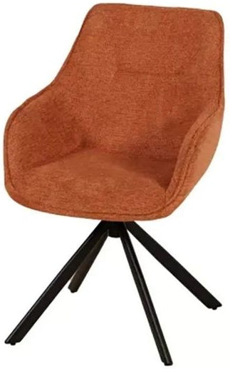 Chaise Pivotante Cordoba - Tissu Terracota