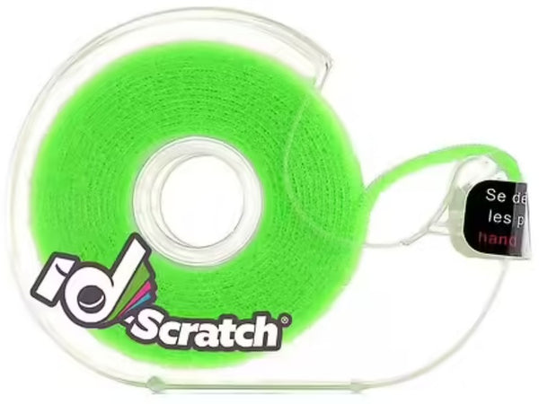 Rouleau Scratch 2m avec Dévidoir - Vert Fluo