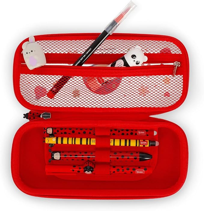 Trousse Scolaire Rigide Design Coccinelle - LEGAMI