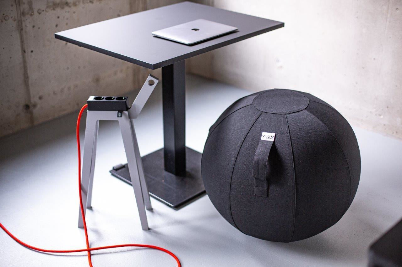 Ballon d'Assise Noir - Confort et Ergonomie Ø 60-65CM