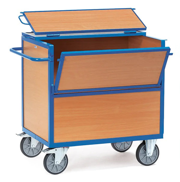 Chariot de Transport avec Couvercle - 600 kg Charge Max