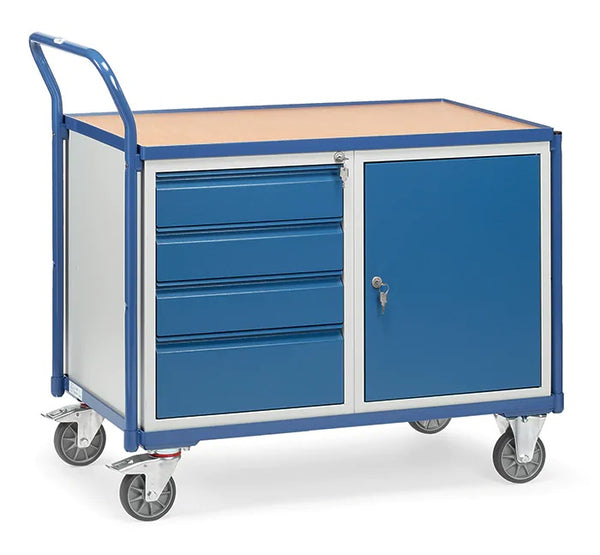 Servante d'atelier 4 tiroirs - Charge 300 kg