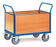 Chariot 4 Ridelles Bois - Charge 500 kg, 850x500 mm