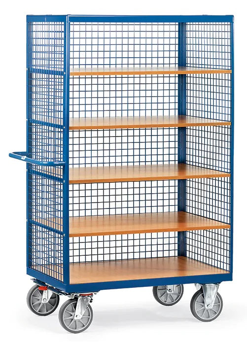 Chariot à étagères - 5 plateaux, charge max 750 kg