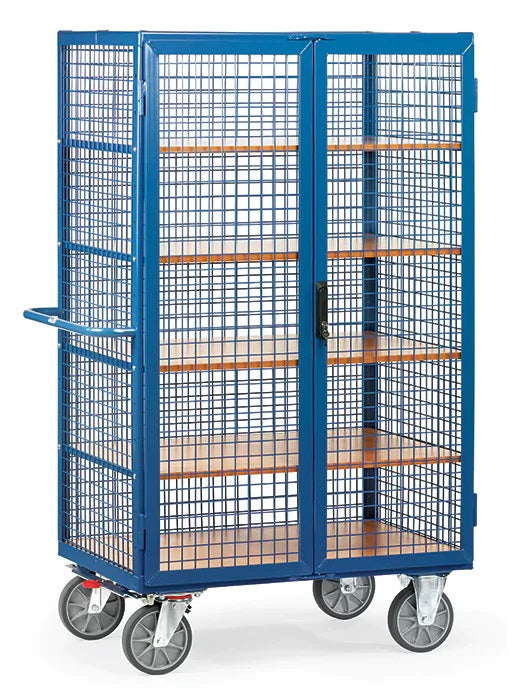 Chariot Ferme En Treillis Verrouillage A Serrure Dimensions Utiles 1.200 X 780