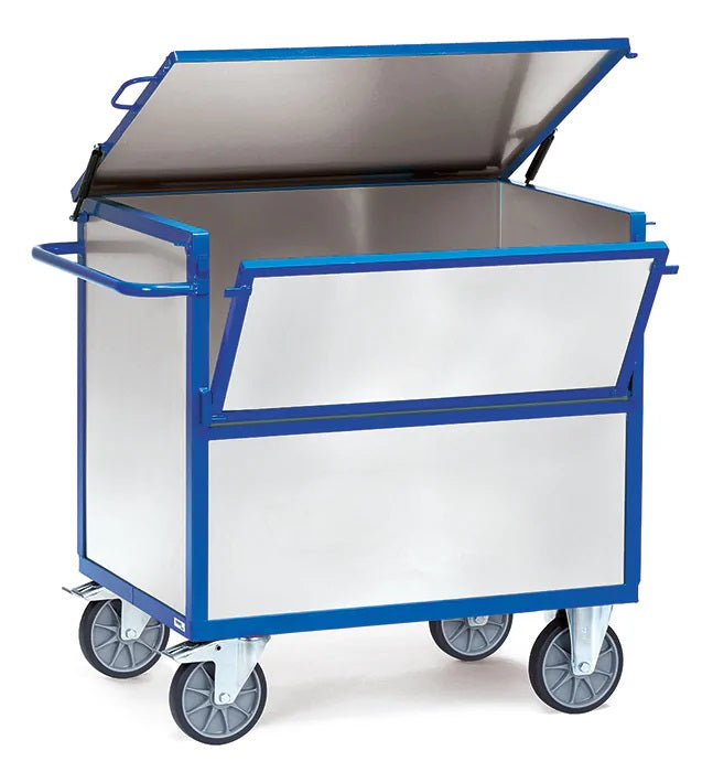 Chariot caisse en tôle - Charge max 600 kg