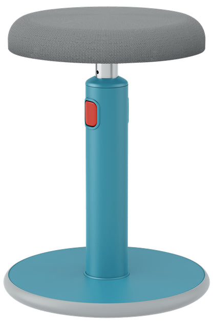 Tabouret assis debout leitz bleu