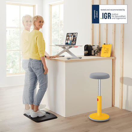 Convertisseur bureau assis/debout - ergonomie compacte