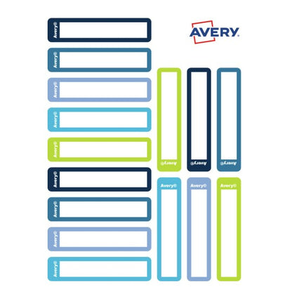 Étiquettes stylos 50x10mm - adhésif permanent- étui de 30