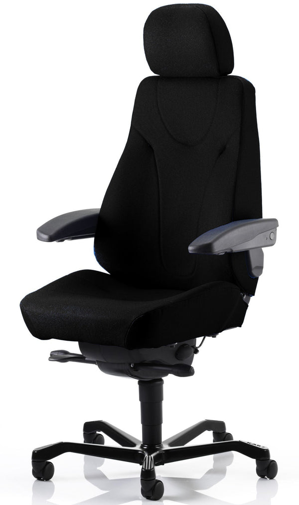 Siège de bureau director 24/7 - confort tissu noir