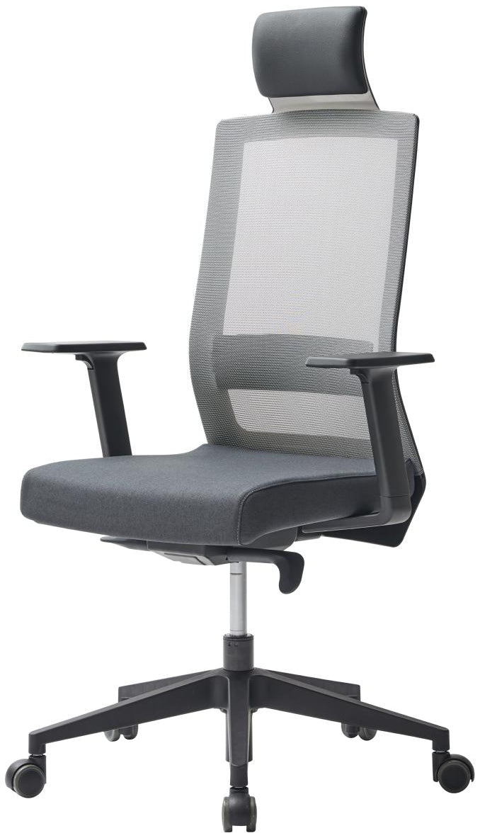 Siège Ergonomique Square Têtière - Confort Noir