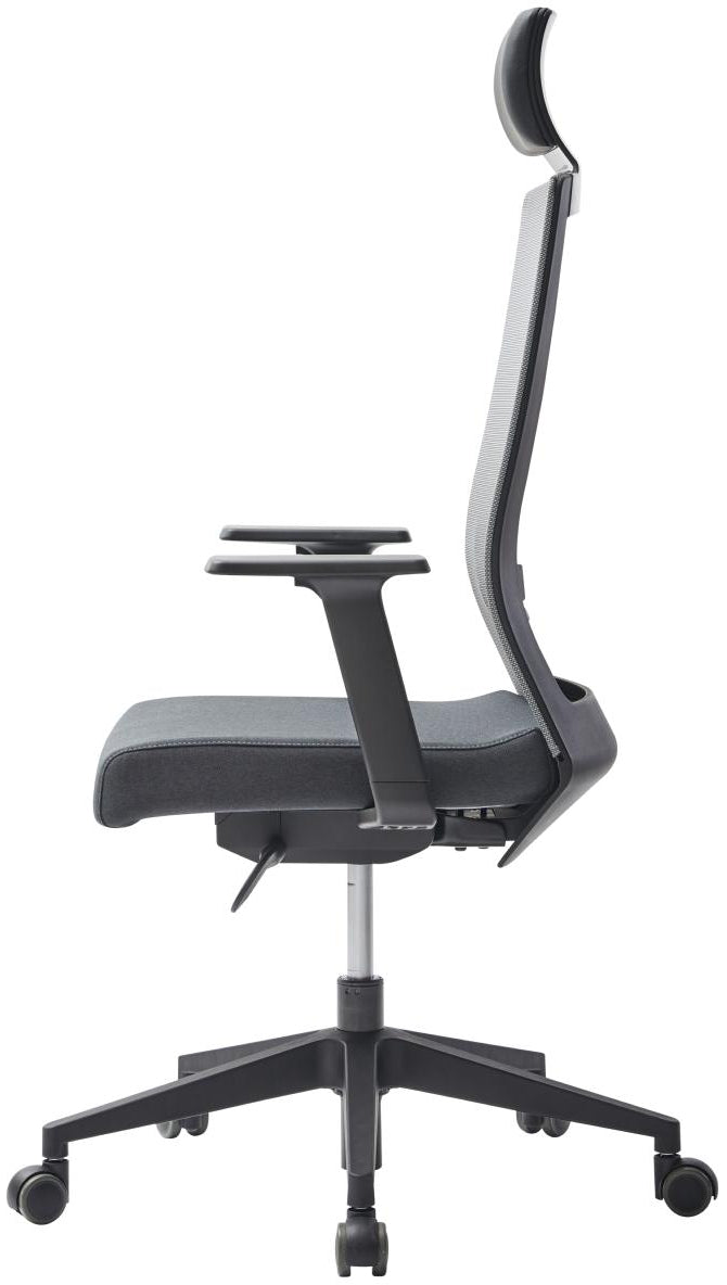 Siège Ergonomique Square Têtière - Confort Noir