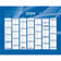 Calendrier 2x7m 21x26.5cm bleu