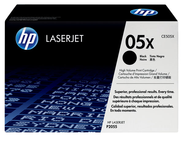 Cartouche toner HP ce505x - rendement élevé 6500 pages