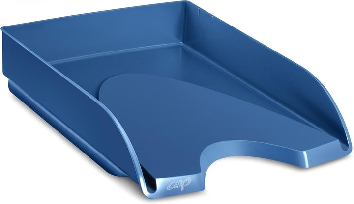 Corbeille courrier A4 riviera - bleu porcelaine