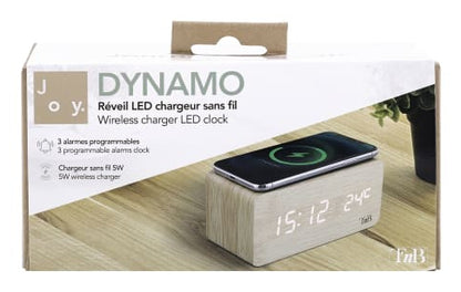Réveil led avec induction - chargeur sans fil intégré