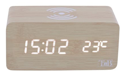 Réveil led avec induction - chargeur sans fil intégré
