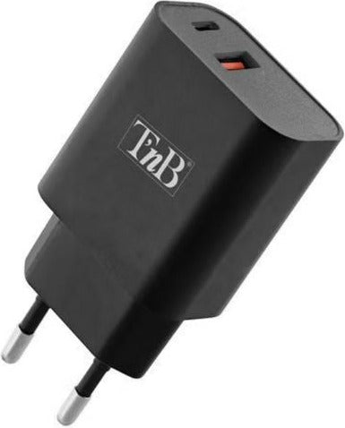 Chargeur USB-C/A 30W Double Port TNB
