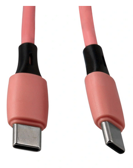 Câble USB-C vers USB-C rose 1 m PVC